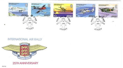Jersey Comm/FDC -  25h Ann of International Air Rally - 1979- (JES287)
