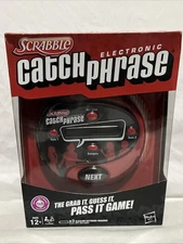 Hasbro Scrabble Electronic Catch Phrase Handheld Electronic Game NEW