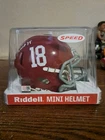 Ozzie Newsome Signed Alabama Mini Helmet Beckett Witnessed