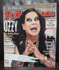 OZZY Rolling Stone Music Magazine #901  July 25 2002 Chili Peppers John Entwisle