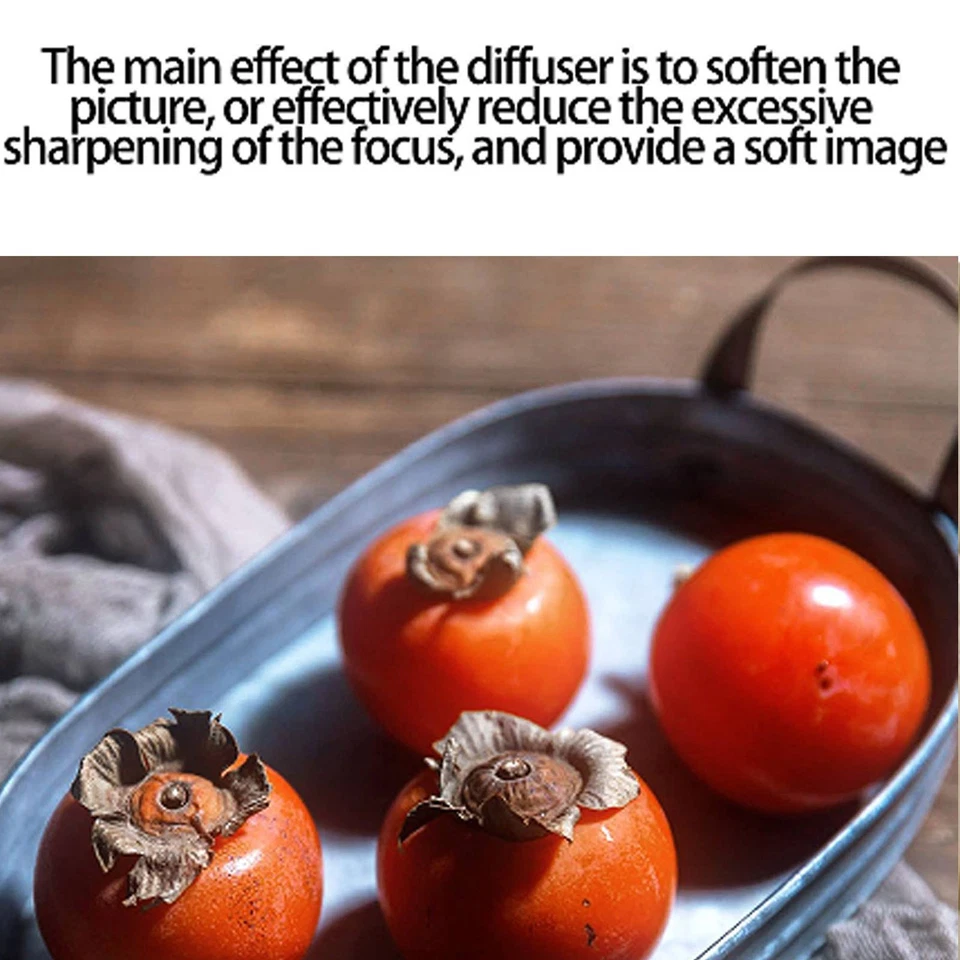 Black Soft Filter Black Diffusion 1/8 Lens Filter Kit Optical Glass Portrait Sof - Image 3 of 4