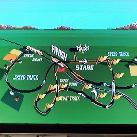 Retro racing game! Sega Saturn software &ldquo;Race Drivin&rdquo;