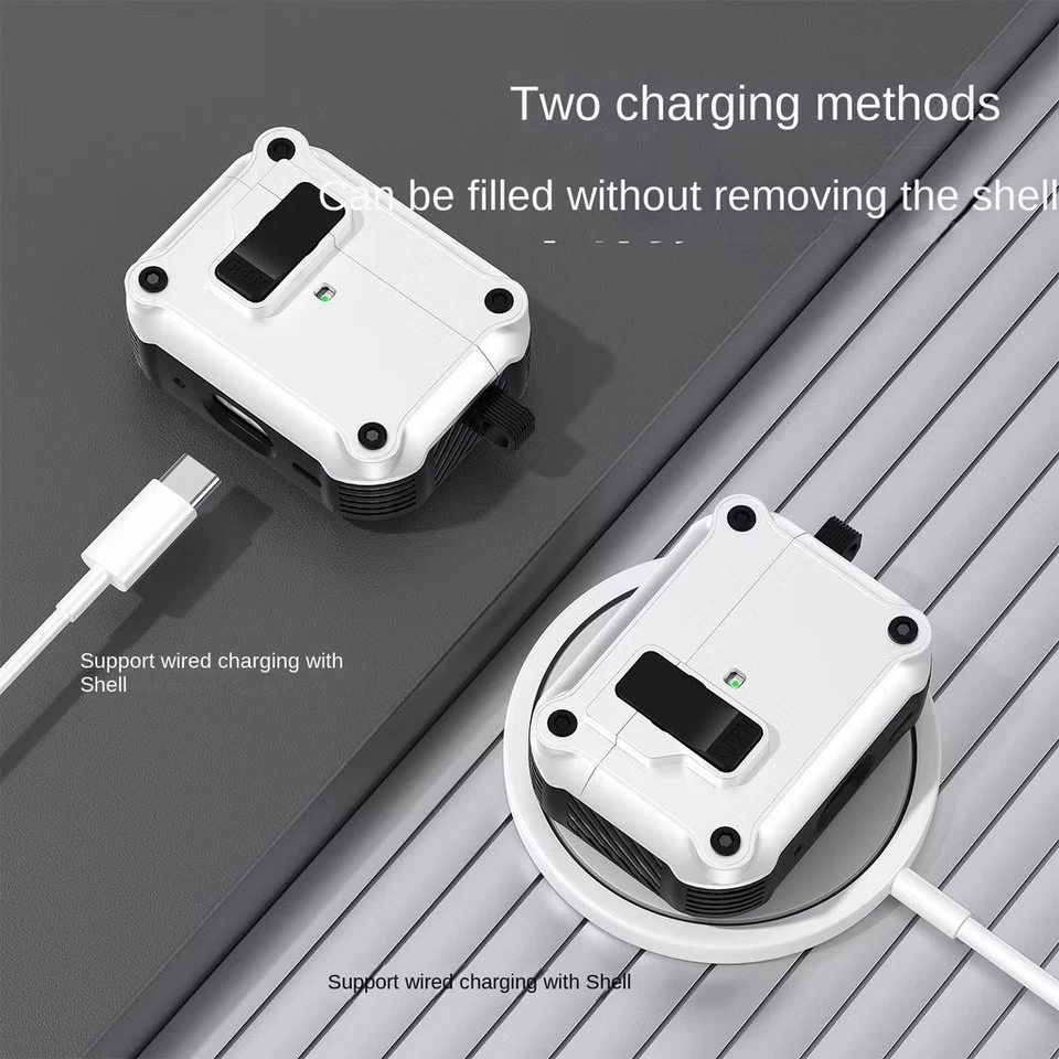 AirPods 4/4 ANC Case er with Secure Lock Clip. - Image 4 of 4