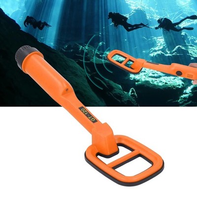 Unterwasser-Metalldetektor Wasserdicht 30 M Tauchtiefe Mit LED-Licht Orange L0R1