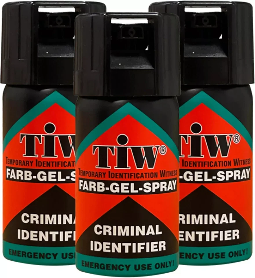 3 x Farb-Gel 40mL Personal Protection Spray Criminal ID Dye Marker UK Legal - Image 2 of 4