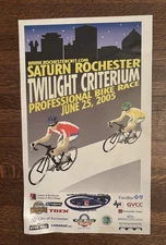 2005 11 1/2x20 ROCHESTER NY PROFESSIONAL BIKE RACE POSTER