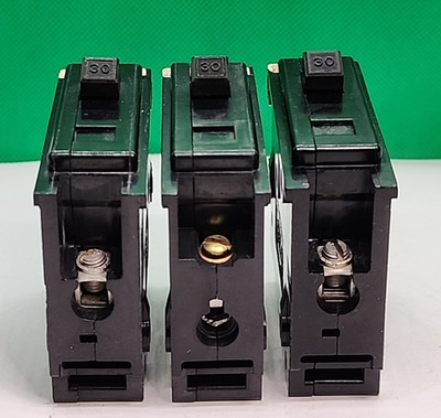 3x - Westinghouse Type BA BA130 1 Pole, 30A, 120/240V Circuit breaker [2WS1-2]