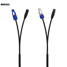 SHEHDS 1/2/3/5/10M Combination Cable of PowerCon Plug and DMX Signal Line
