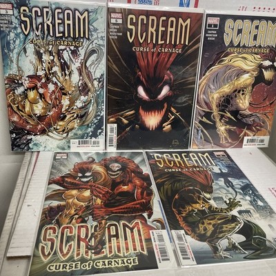 Marvel Comics Scream: Curse of Carnage #1 - #5 Complete Set After Total Carnage