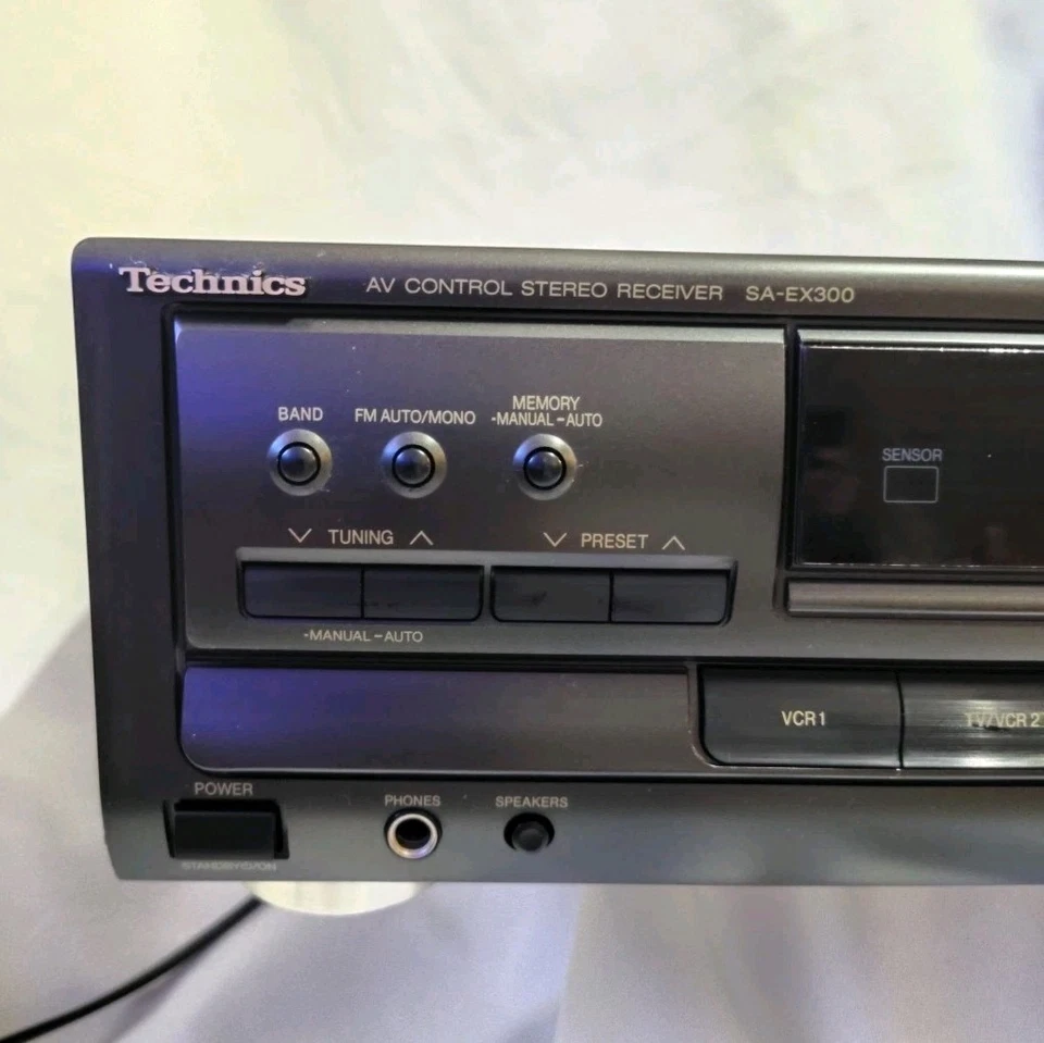 Technics SA-EX300 Stereo 50W Amplifier Receiver Dolby Pro-logic RDS FM/AM Tuner. - Image 3 of 4