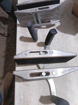 Bohle D.V.W. 2005 Hand Clamp Steel Rubber Silver Black MPN D.V.W. 2005