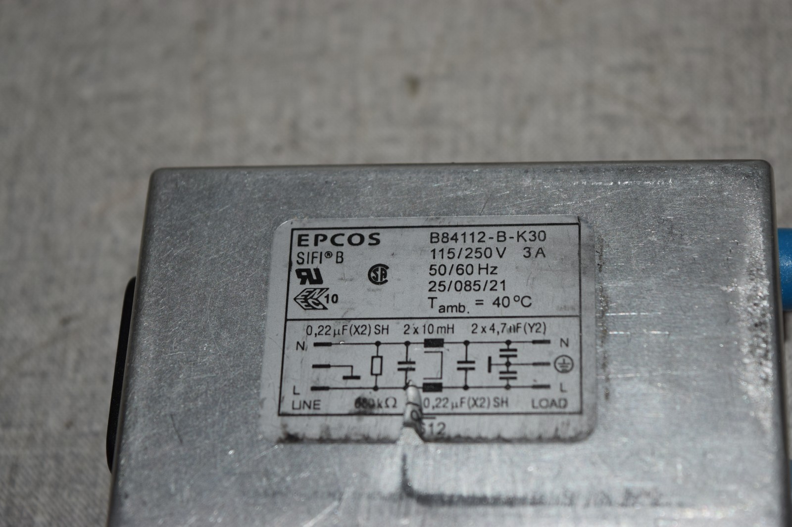 Epcos B84112-B-K30 Power Filter Module