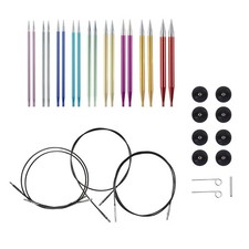 Knit Picks Prism Aluminum Options Interchangeable Needle Set - 91461 free ship