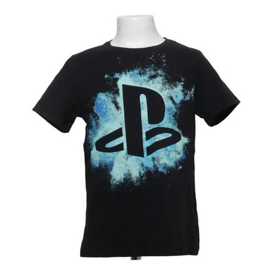 H&M, T-shirt, Größe: 134/140, Schwarz, Baumwolle, Print, Jungen #ByN