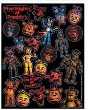 92 Piece Five Nights At Freddy  s Stickers 4 Sheets Included 
