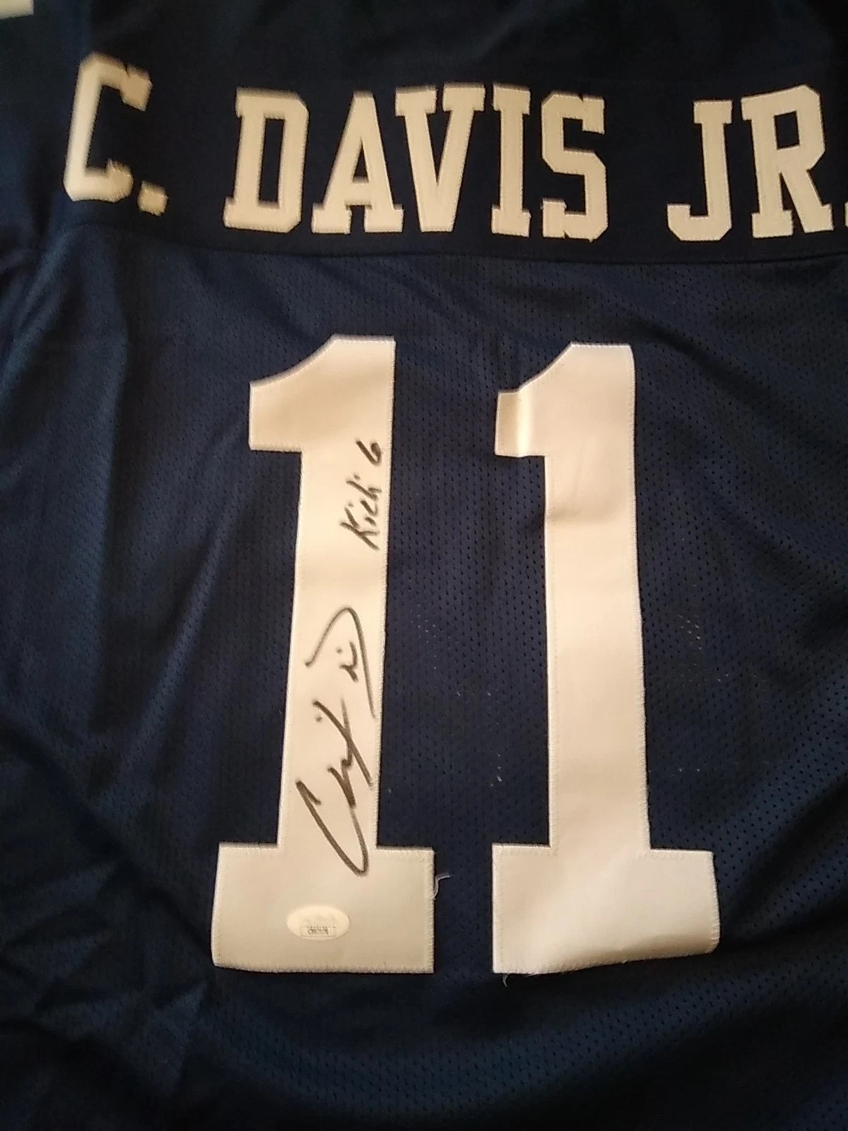 Nike Chris Davis Jr. Los Angeles Chargers Team Game Issued Jersey Size 48 Auto view 15