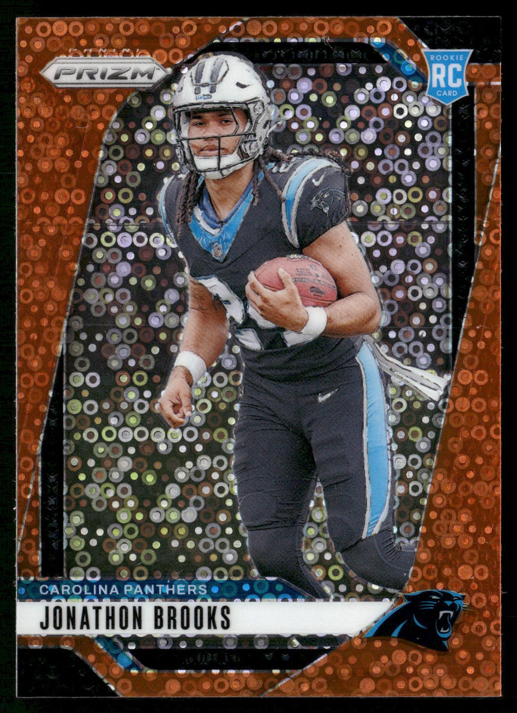 Jonathon Brooks 2024 Panini Prizm #357 Disco Rookie Carolina Panthers
