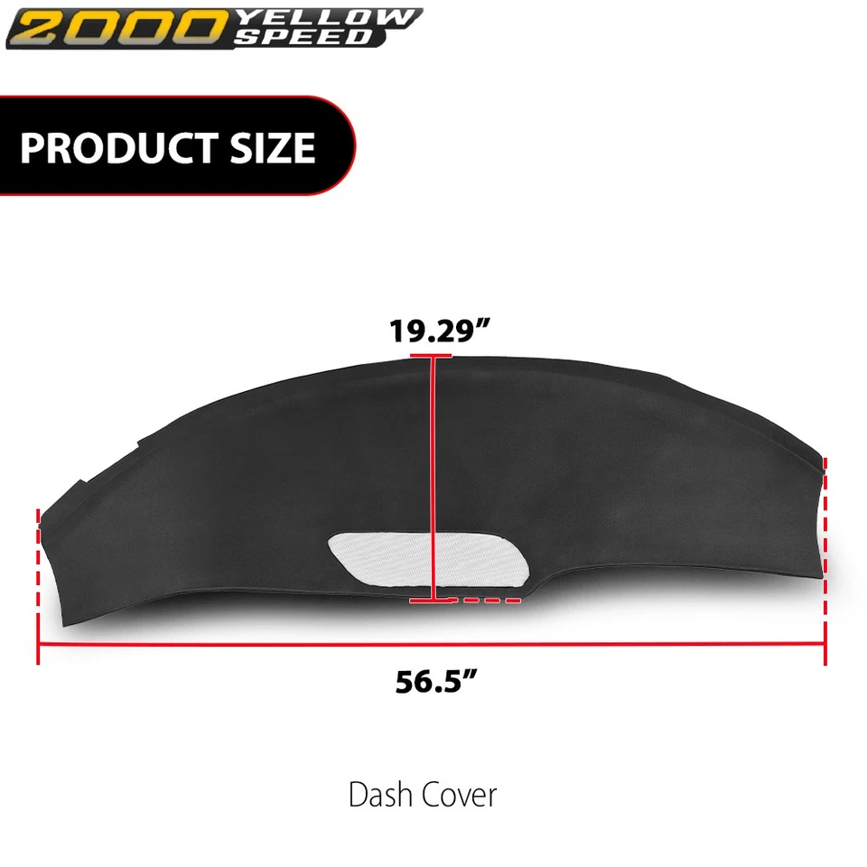 Fit For 1993 1994 1995 1996 Pontiac Firebird Black Dashboard Dash Cover Foto 3 de 4