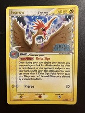 Pokemon Card-Fearow-Holo-Ex Crystal Guardian- 18/100-ENG-Stamped-LP