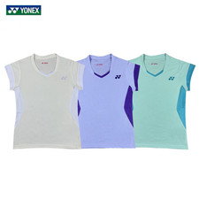 Yonex Game Shirt Training Tee Tournament Badminton Tennis Breathable Quick-Dry