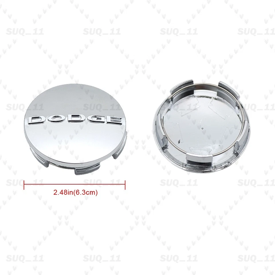 4Pcs Wheel Center Caps For Charger Challenger Durango Avenger Dart Hub Rim Cover Foto 4 de 4