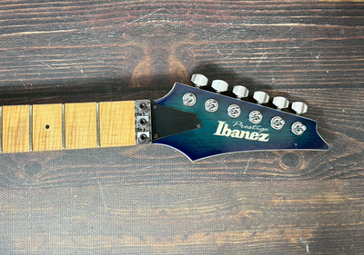 2012 Ibanez Prestige RG2560-MZEX Neck Abyss Blue Burst Maple
