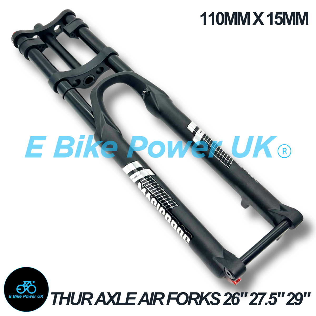 MTB AIR Coil Forks E Bike 180MM Travel 15mm Thru Axle High Quality