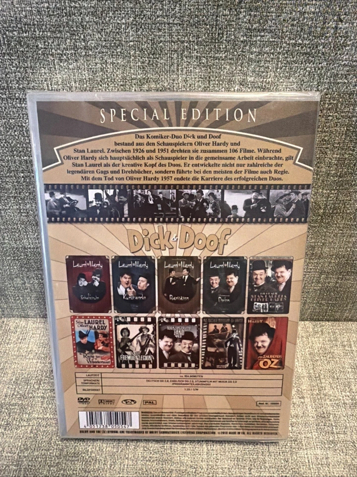 DICK UND DOOF - IHR LEBENSWERK - DVD Box - Laurel + Hardy - NEU - 6 Discs - Bild 2 von 4