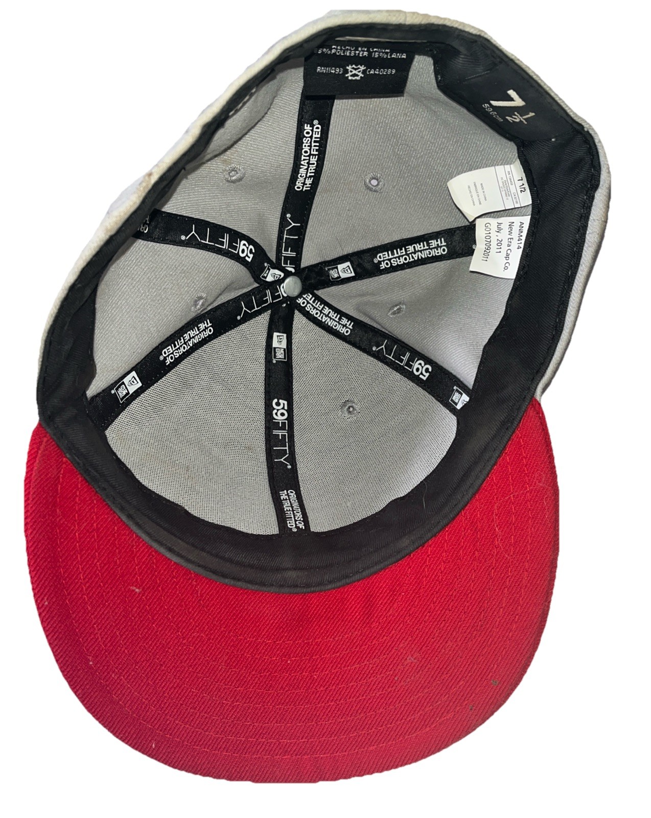 DC SHOES Cap Hat Baseball Cap Logo Patch Fitted 7… - image 3