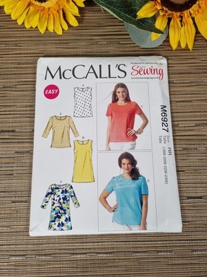 McCalls Schnittmuster M6927 Tops und Tuniken Damen US 18 bis 24 NEU