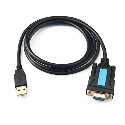 USB 2.0 Male to RS232 Female DB9 Serial Cable Adapter Converter With PL2303 Chip