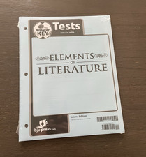BJU Press Elements of Literature Tests Answer...