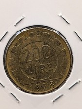 Italy – 200 Lire – 1978 – Circulated