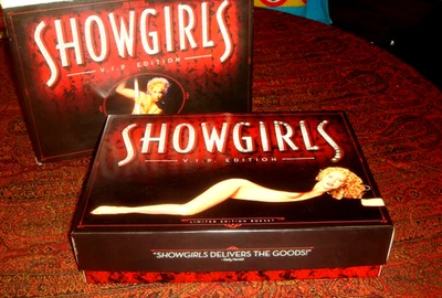 "SHOWGIRLS" VIP Edition Limited DVD Box Set COMPLETE Glasses Cards Pasties NEW - Image 1 of 4