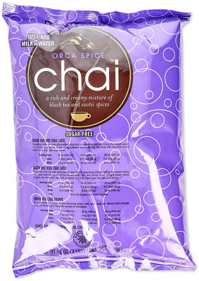 Orca Spice Reduced Calorie Chai Tea Latte Mix, 47.6 Oz, Black Tea, Organic Spice