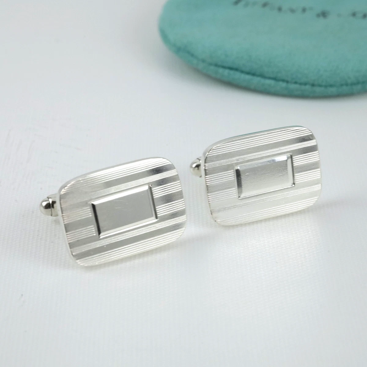 Tiffany & Co. Sterling Silver Cufflinks for Men for sale | eBay