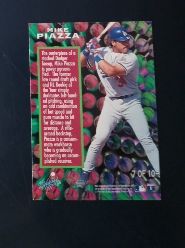 ミュージック '99 Fleer Brilliants Pulsars Mike Piazza 1996 Fleer Soaring Stars Mike Piazza #7 of 10 nr mt - mint | eBay
