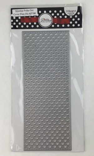 Jillian Vance Design Craft Die SLIMLINE POLKA DOT COVER PLATE Cutting Dies
