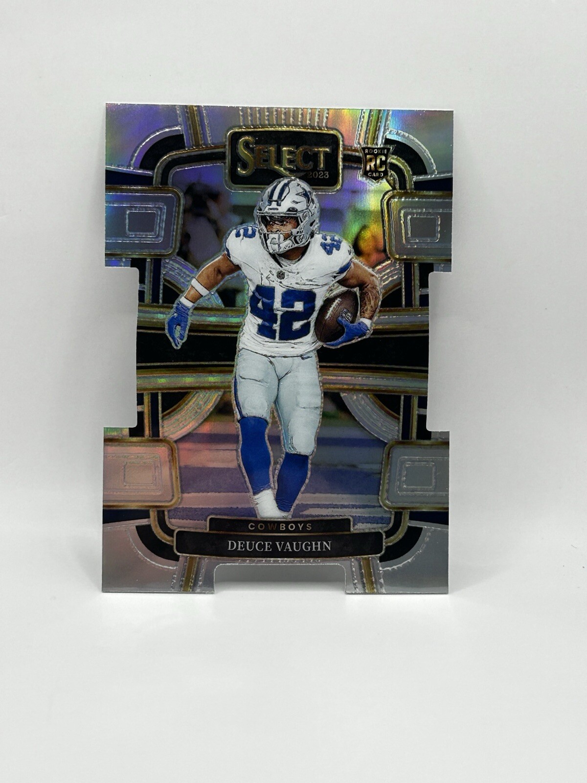 DEUCE VAUGHN 2023 SELECT CONCOURSE ROOKIE SILVER PRIZM DIE CUT RC #28 Cowboys