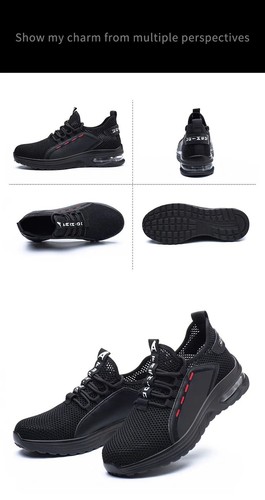 Zapatos de trabajo para hombre Zapatos de seguridad 36 a 48 niños Zapatillas de protección Zapatos - Imagen 18 de 21