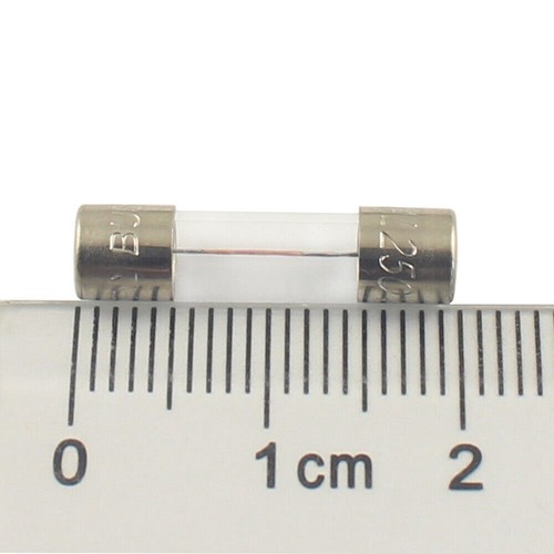 5-Pack Time-Delay Glass Fuse 520 – 250VAC Slow-Blow, 5x20mm, T0.125A To T15A Options