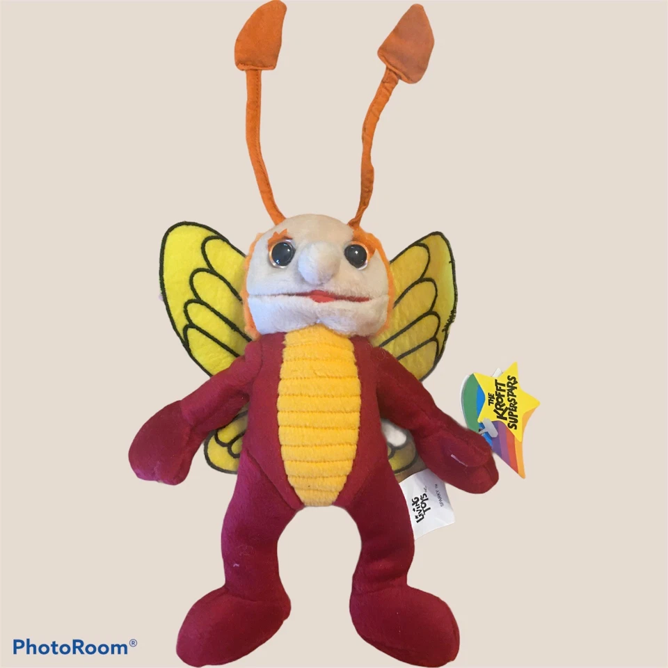 SID KROFFT Superstars SPARKY Gorro Peluche Juguete Bagaloos Show 1999 Nuevo con Etiquetas Foto 2 de 4