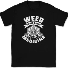 Weed Is Not A Drug Its My Medicine T-Shirt Marijuana Cannabis Smoking Hoodie
