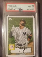 2021 Topps 1952 Topps Redux #T52-1 Aaron Judge PSA 10 GEM-MT