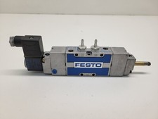 GOOD USED! FESTO SOLENOID VALVE MFH-5/3E-1/8-B 30483