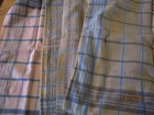 Vintage linen set of four 4 flannel hand towels pink,tan,blue,stripes good size!