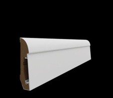 SAMPLE OF Skirting Board Trunking 65mm MDF White