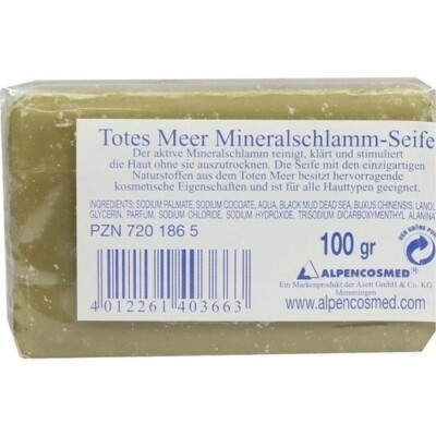 TOTES MEER SALZ Mineral Schlamm Seife, 100 g PZN 07201865