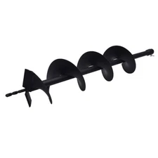 6" Earth Auger Drill Bits Fits For Gas Powered Post Fence Hole Digger Drill