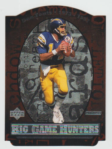 DAN FOUTS Chargers 1997 Upper Deck NFL Legends "Big Game Hunters" #B10 HOF Rare - Picture 1 of 2